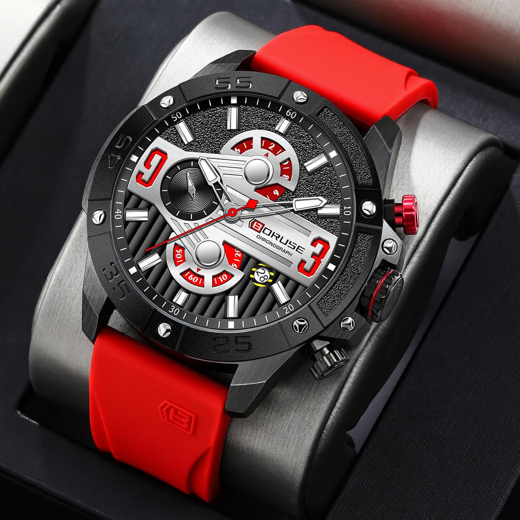 Relojes de Moda para Hombres, Estilo Fashion, Panto Análogo Cuadrado Grande para Hombres