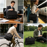 Bolsa para laptop, 15.6 pulgadas, impermeable, maletín para viajes,...