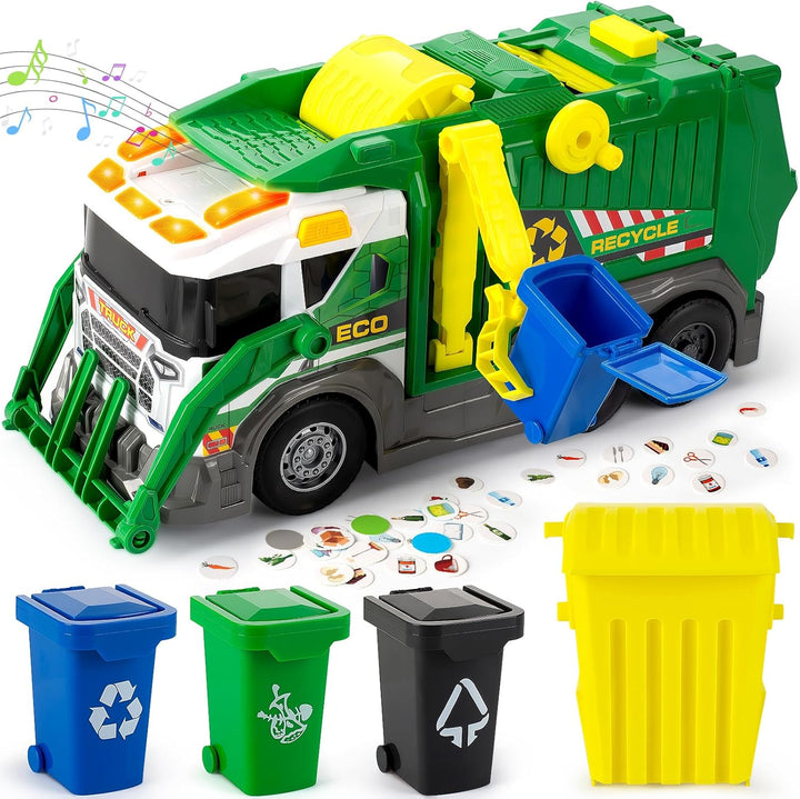 Gran Juego de Camión de Basura para Niños de 3, 4, 5, 6, 7, 8 años,...
