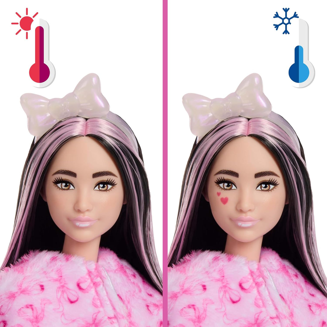 Barbie Cutie Reveal Muñeca y accesorios, Serie Cuddly Cordero con 1...