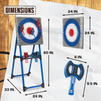 EastPoint Axe Throwing Game, Bristle Target, 8 Axes, Tailgate & Yard Game