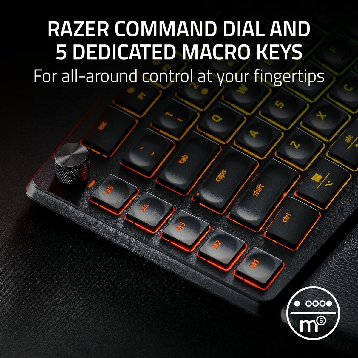 Razer Pro Type Ergo Inalámbrico División Ergonómico RGB teclado, negro