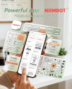 NIIMBOT Máquina etiquetadora B2 con cinta para oficina en casa, verde y
