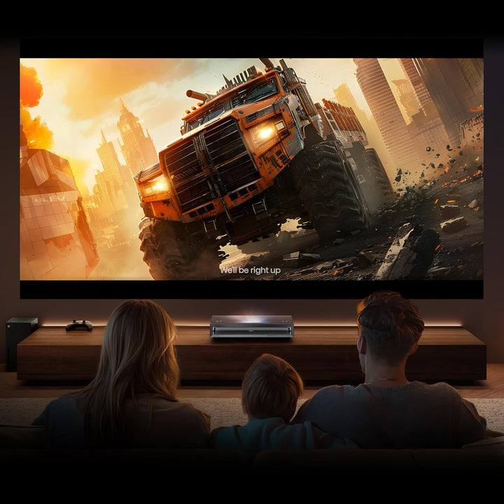 Hisense PX3-PRO Proyector láser triple de proyección ultracorta, 4K...