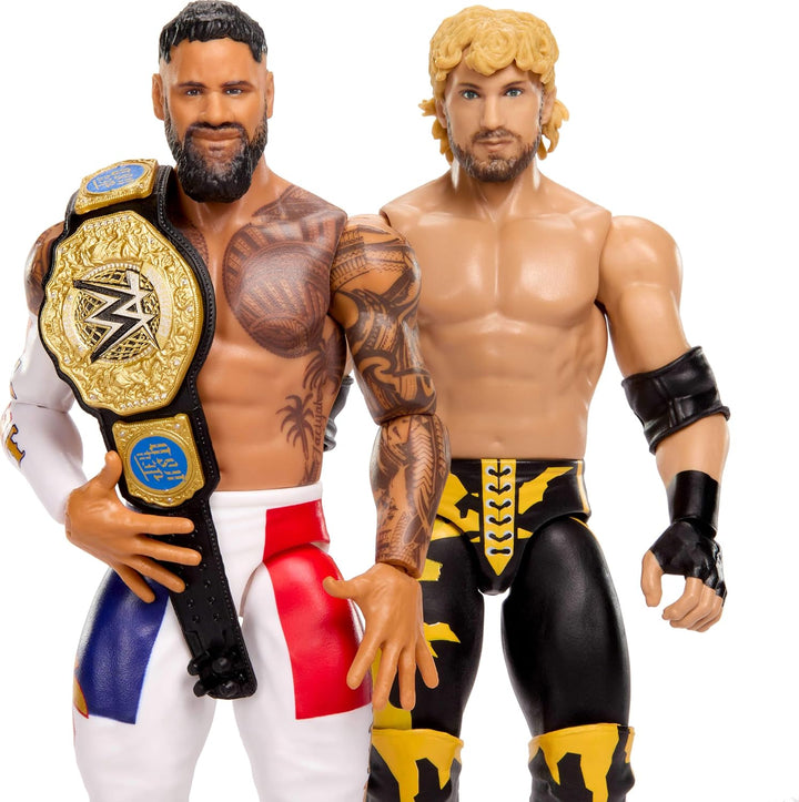 Mattel WWE Main Event Showdown Figuras de acción de 2 unidades con...