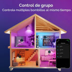 Geeni Prisma Plus - Bombillas inteligentes regulables de 800 lúmenes, Wi-Fi