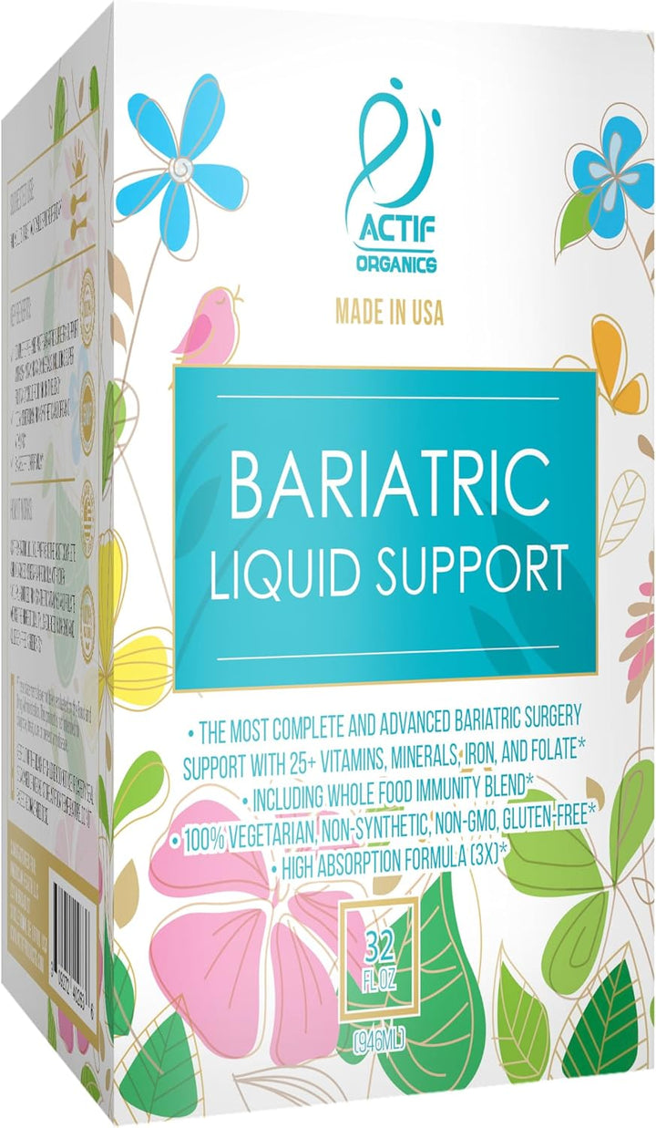 Actif Soporte líquido bariátrico orgánico con más de 25 vitaminas y...