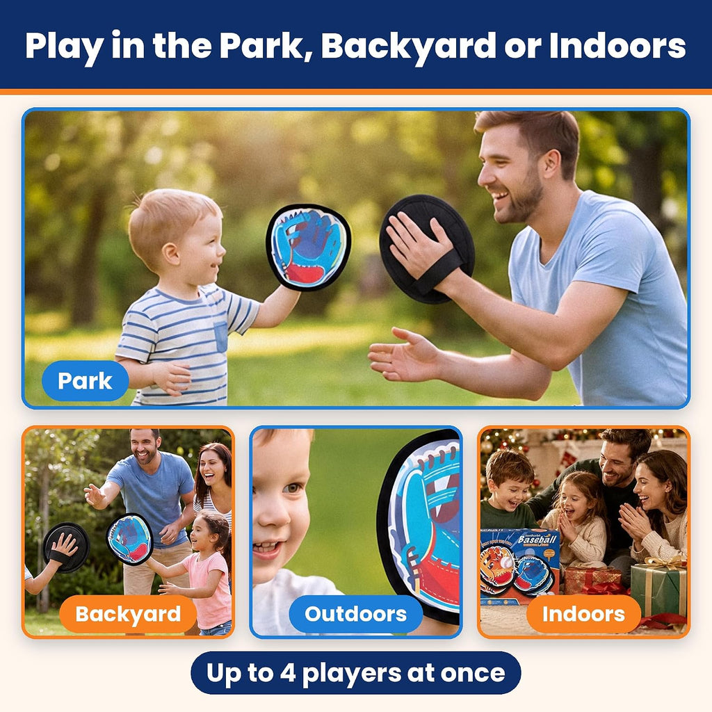Juego de pelota para lanzar y atrapar juguetes al aire libre