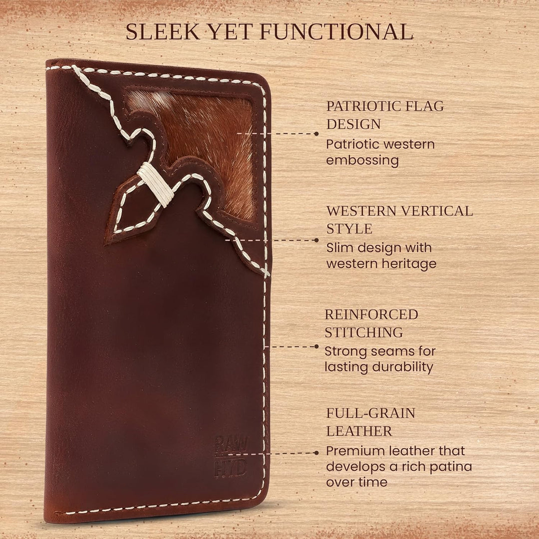 RAW HYD Cartera larga para hombre \u2013 Cartera de vaquero de rode...