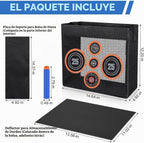 300 dardos para lanzadores Nerf Elite, compatibles con disruptor, Strongarm, etc. Elite, con un objetivo para Nerf Blasters, azul, 0.4 pulgadas