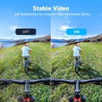 Cámara de acción Akaso Brave 4 4K 20MP con WiFi, sensor Sony Ultra HD con EIS, sumergible hasta 100 pies, resistente al agua, con 2 baterías y kit de accesorios para casco
