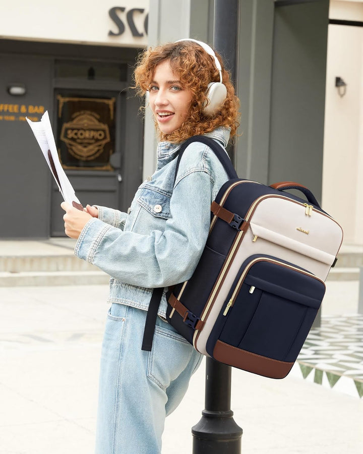 LOVEVOOK Mochila de viaje para mujeres y hombres, mochila de mano y...