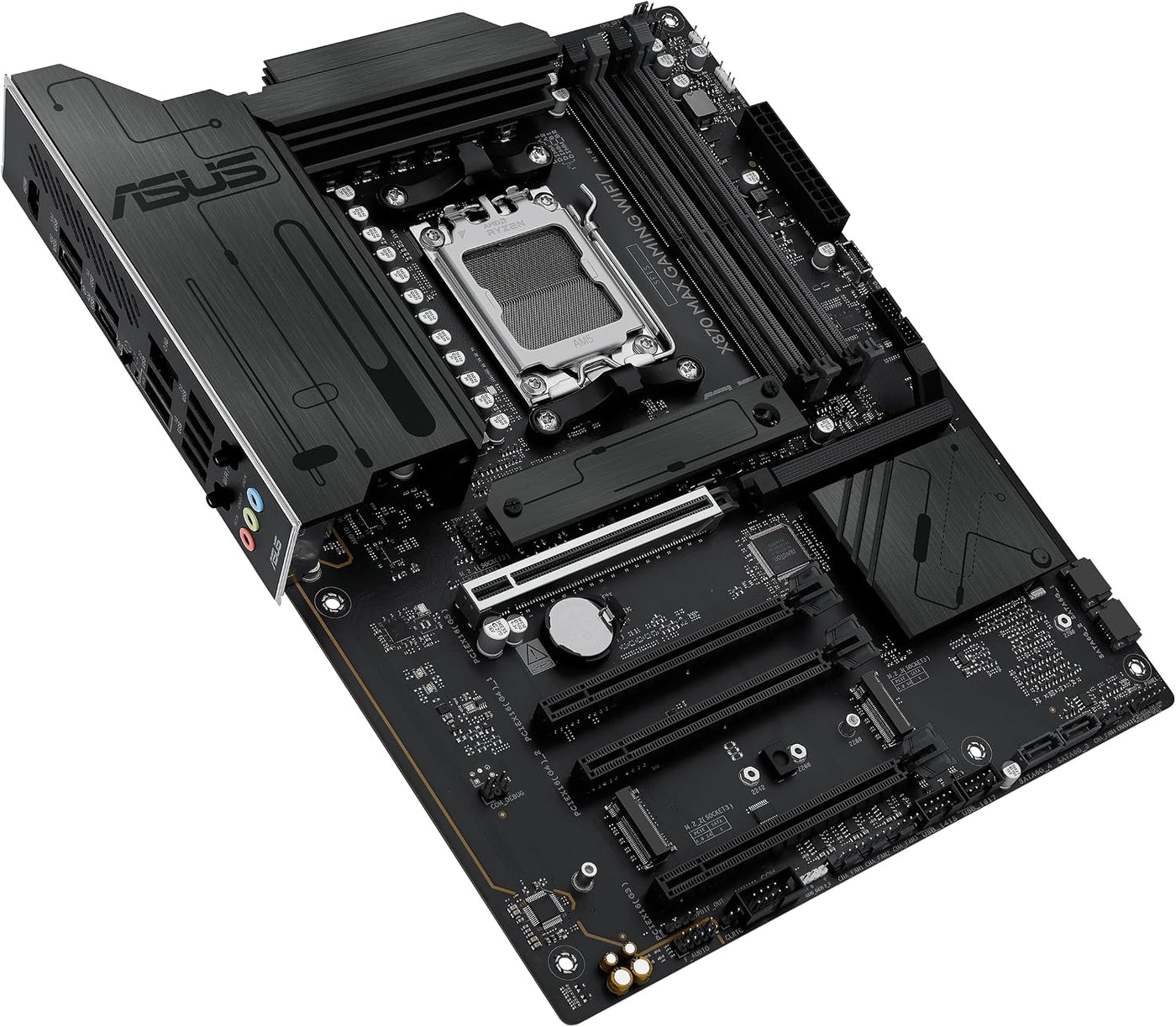 Placa base ASUS X870 MAX Gaming WIFI7 AMD AM5 ATX, 12+2+1 80A DrMOS...