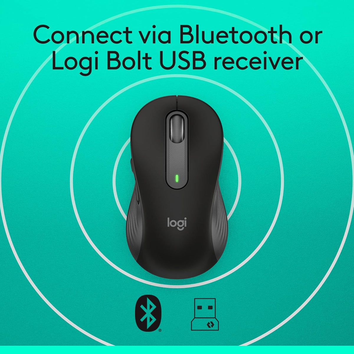 Logitech Ratón inalámbrico Signature M650 L de tamaño completo - Ma...