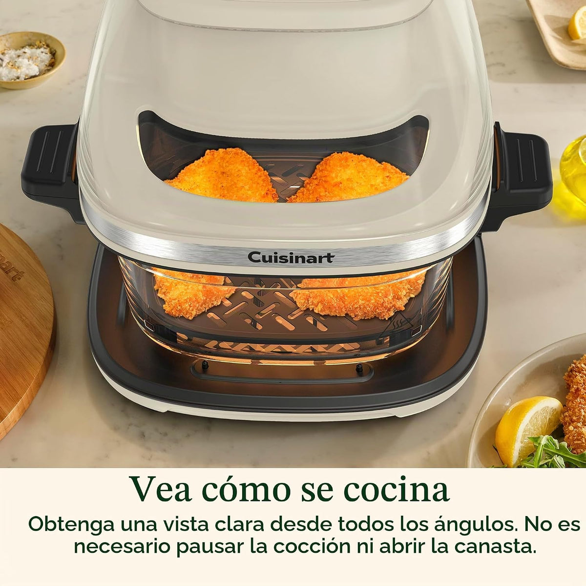 Cuisinart Freidora de aire ClearView 4.5qt. Capacidad Tahini