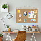 DAHAPYBOO Tablero de corcho 36x24 para oficina con tableros de madera de