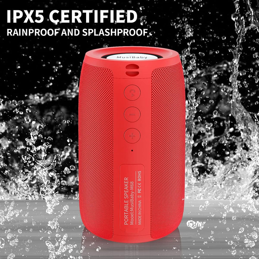 Bocina Bluetooth MusiBaby, inalámbrica, para exterior, impermeable,...