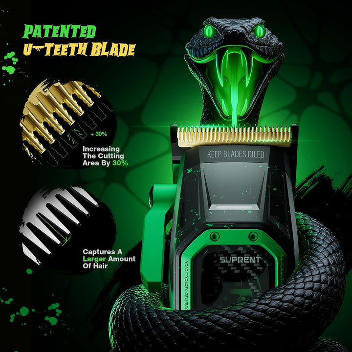 SUPRENT FANGS - Cortadora de pelo profesional con motor vectorial d...