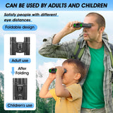 Mini prismáticos compactos para adultos y niños Binocular