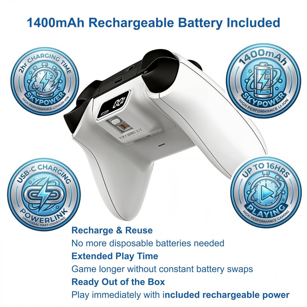 NineBit Wireless Controller compatible with Xbox