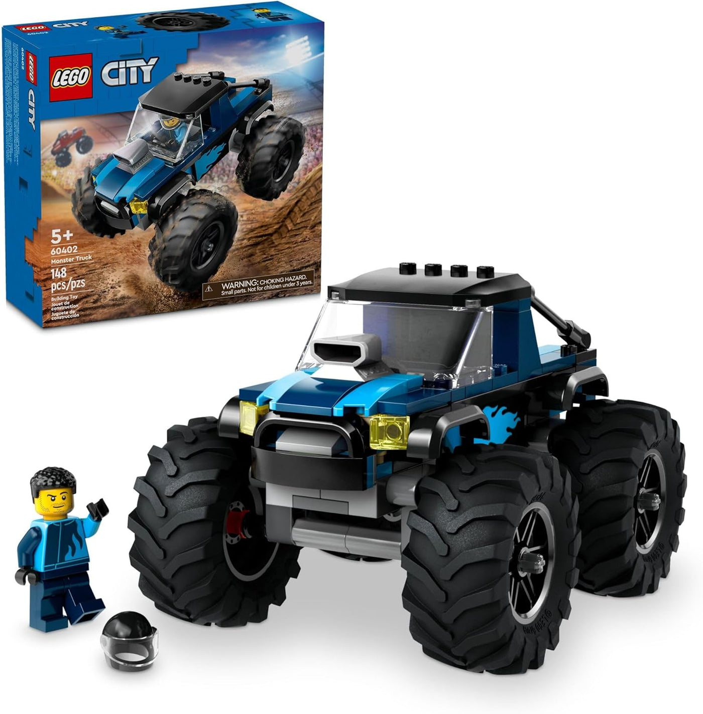 LEGO City Blue Monster Truck - Juego de juguete