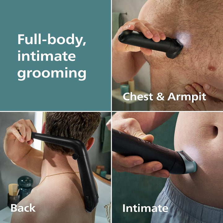 Philips Norelco Body Groomer serie 9000, recortadora íntima para us...