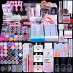 Kit de uñas acrílicas con todo: juego para principiantes con taladro