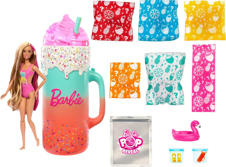 Barbie Muñeca Pop Reveal y accesorios, set de regalo de la serie de...
