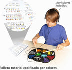 Rock And Roll It - CodeDrum. Juego de batería portátil enrollable para niños y adultos. Almohadilla electrónica de silicona arcoíris | Auriculares | Pedales | Baquetas | Folleto de ritmo de
