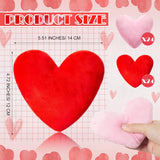 PullCrease 48 almohadas de felpa en forma de corazón para