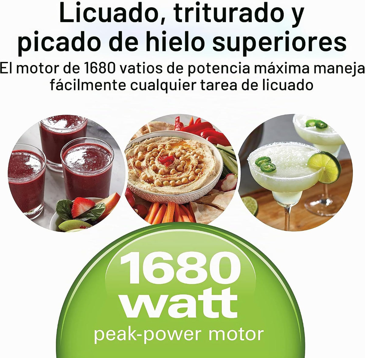 Hamilton Beach PowerMax Professional-Performance Blender para Smoothies