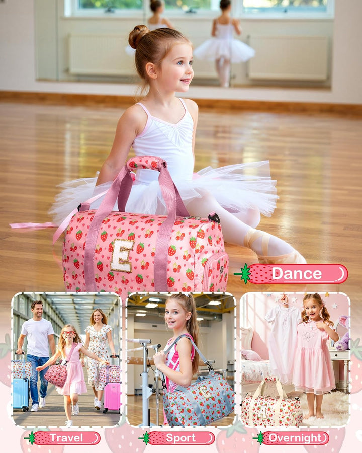 Elilier Regalos para Niñas, Bolsa de Lona Inicial para Niños, Linda...