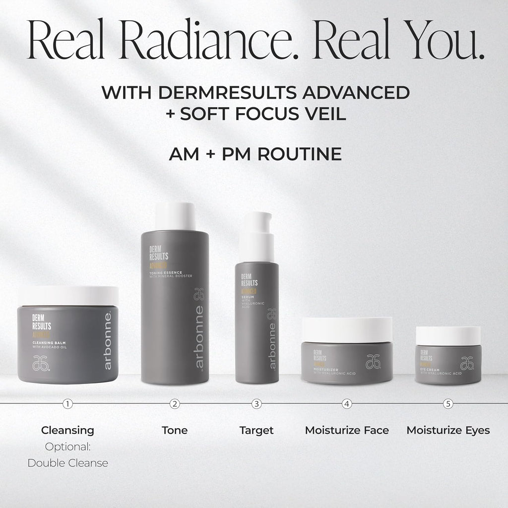 Arbonne DermResults Advanced - Paquete de 5 piezas para el cuidado