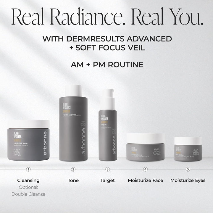 Arbonne DermResults Advanced - Paquete de 5 piezas para el cuidado...