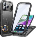 Cozycase para iPhone 18 Pro/iPhone 17 Pro - Funda impermeable de alta resistencia negra