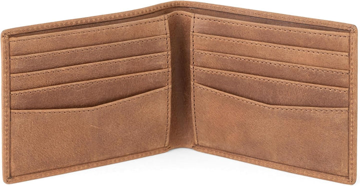 BERLINER BAGS Cartera de cuero genuino para hombre, bloqueo RFID, p...