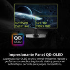 msi MAG 272QP QD-OLED X24 Monitor de juegos WQHD de 27 pulgadas, pa...