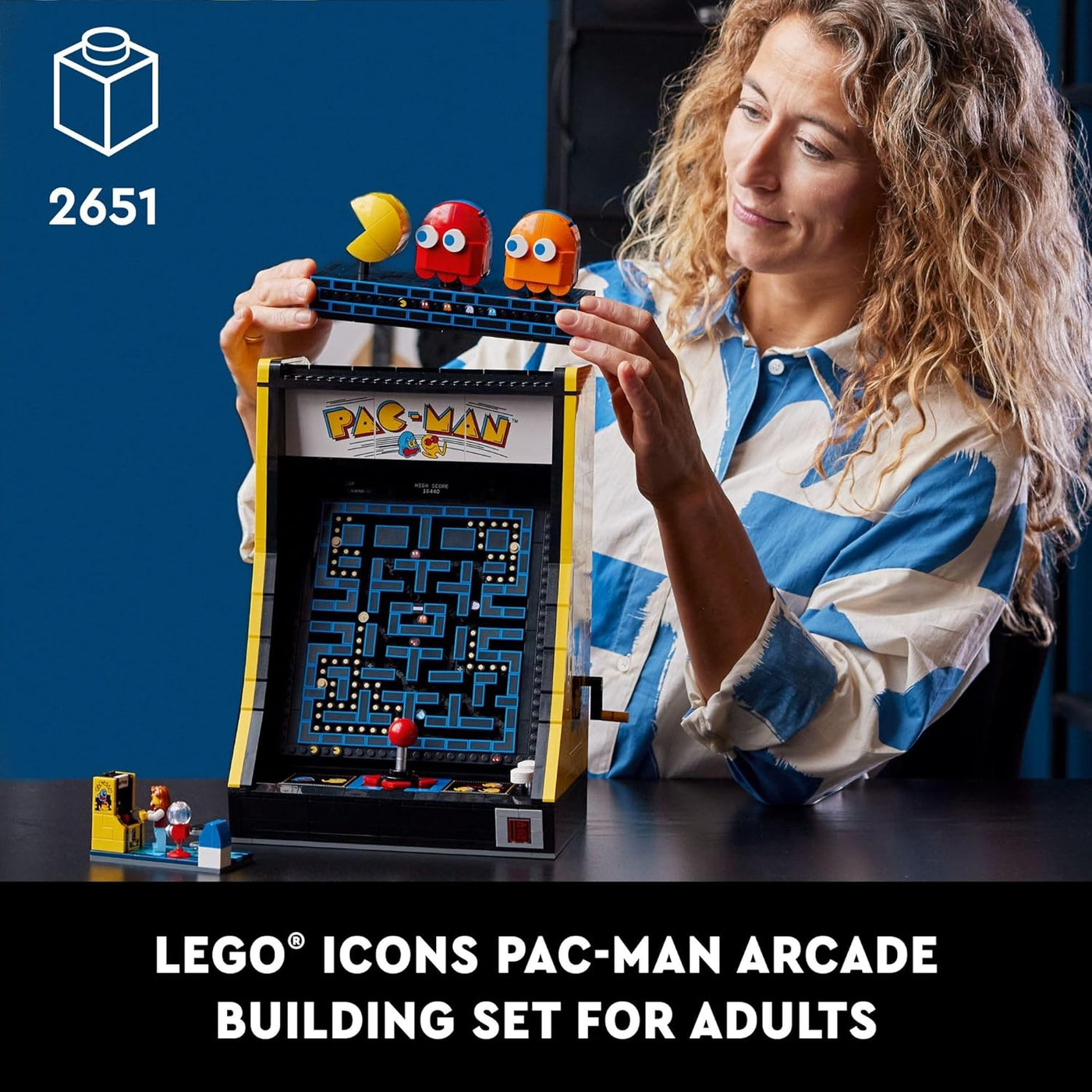 LEGO Icons PAC-Man - Kit de construcción de arcade