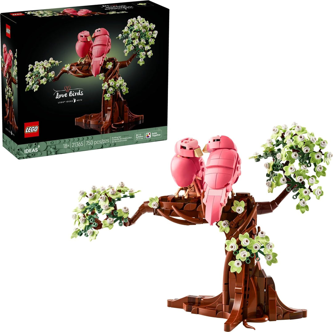 LEGO Ideas Love Birds 21365 - Juego de construcción de pájaros, col...