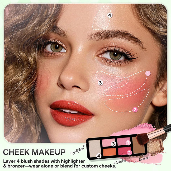 Color Nymph Kit de maquillaje para principiantes para adolescentes...
