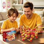 Kit de construcción de dragón a control remoto, compatible con STEM con