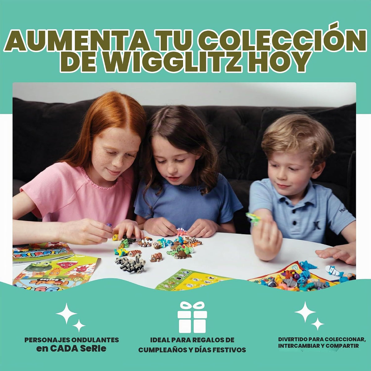 Ocean - Paquete de 12 juguetes coleccionables para ansiedad Wiggly