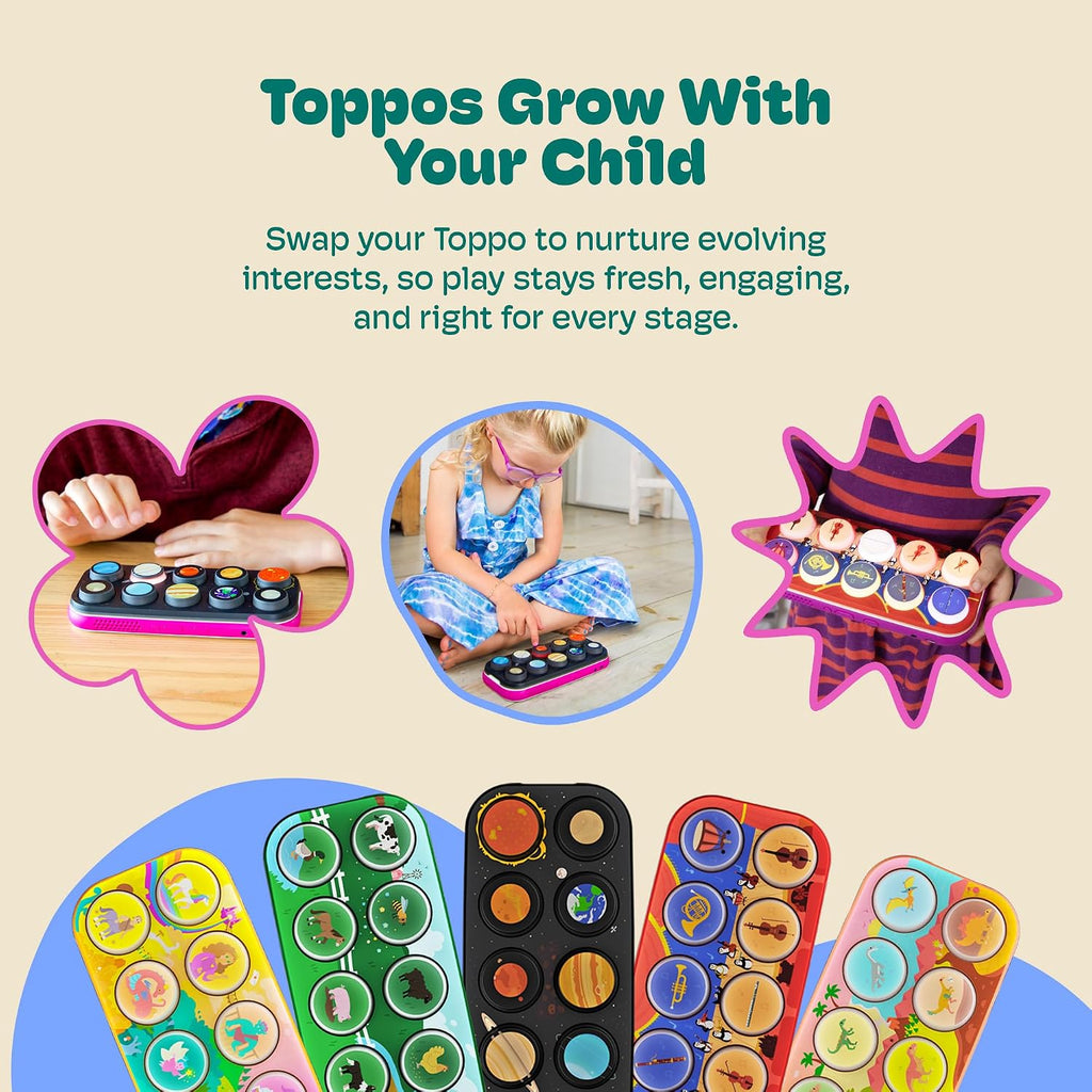 Boppo Dinos Toppo - Expansión Intercambiable para Tablet Boppo
