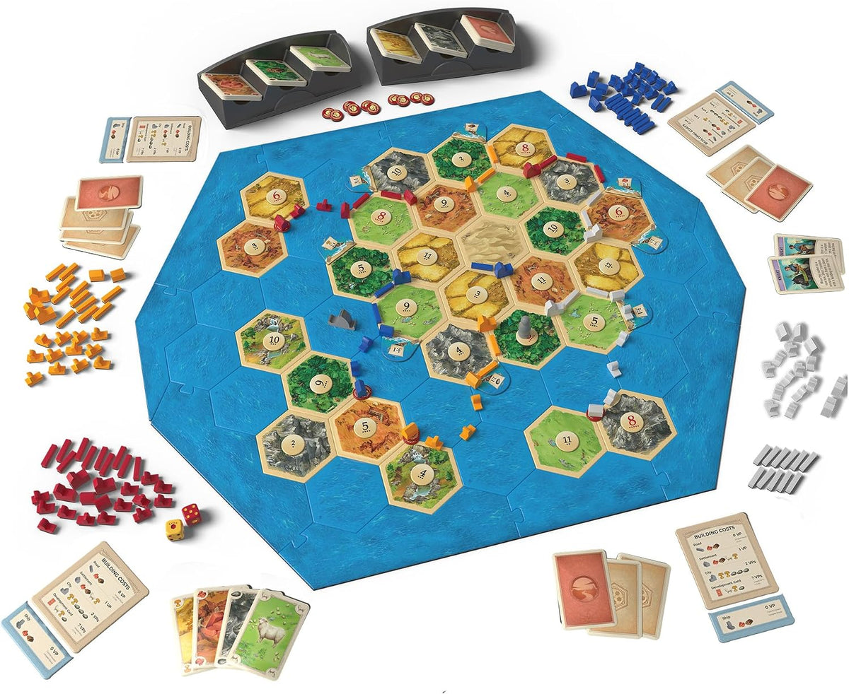 CATAN Seafarers Juego de mesa Expansión (6ª Edición) Juego de estrategia para niños y adultos, a partir de 12 años, 3-4 jugadores, tiempo de juego de 60 minutos, hecho por Catan Studio