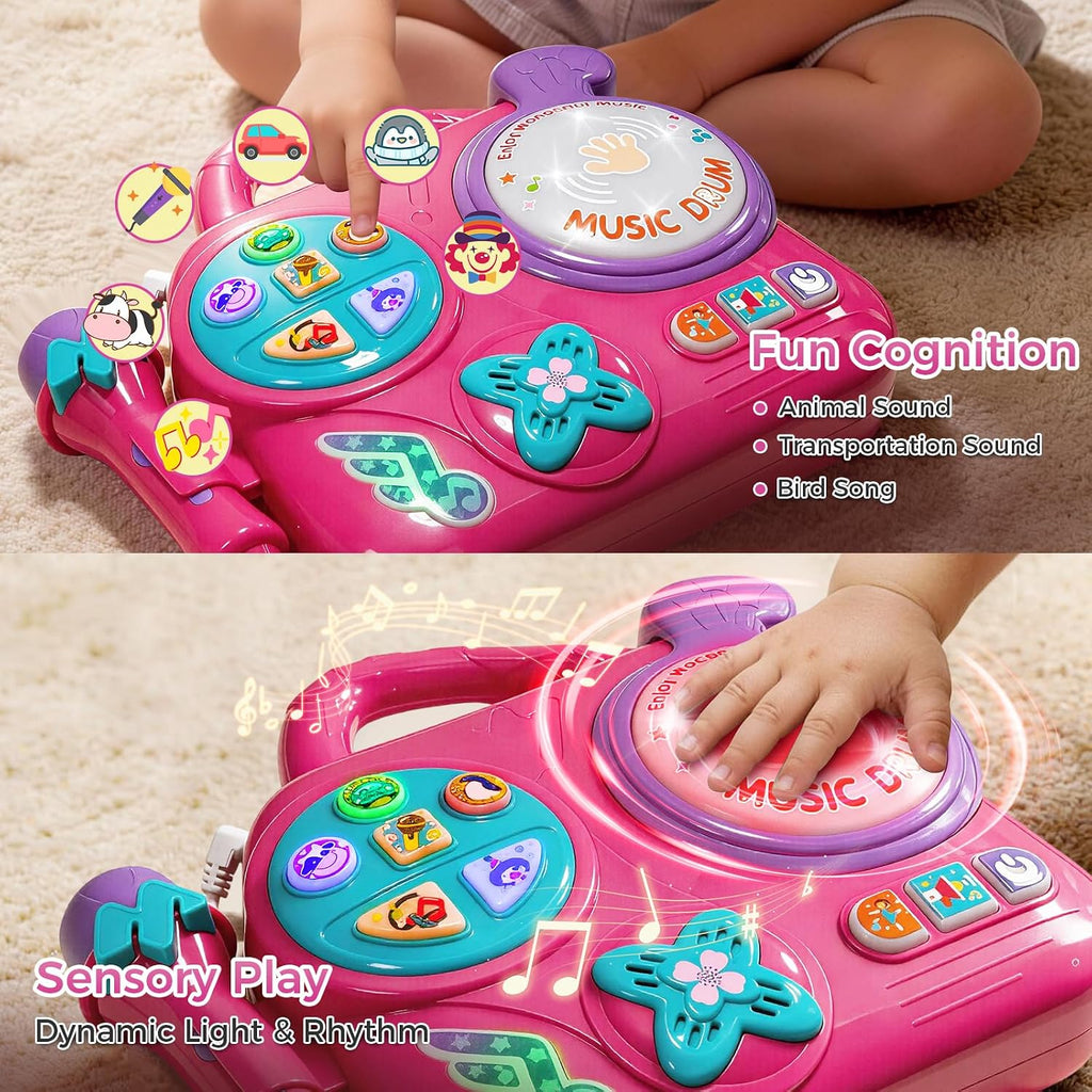 Máquina de karaoke para niños con micrófono, reproductor de música