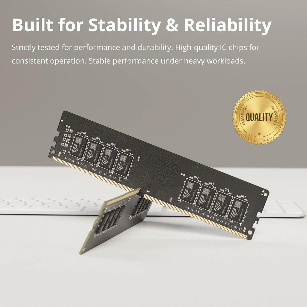 Timetec Kit de 32 GB (2 x 16 GB) DDR4 2133 MHz (PC4-2133P) PC4-17000 UDIMM RAM de escritorio - 288 pines 1.2V CL15 sin ECC sin búfer DIMM actualización del módulo de memoria