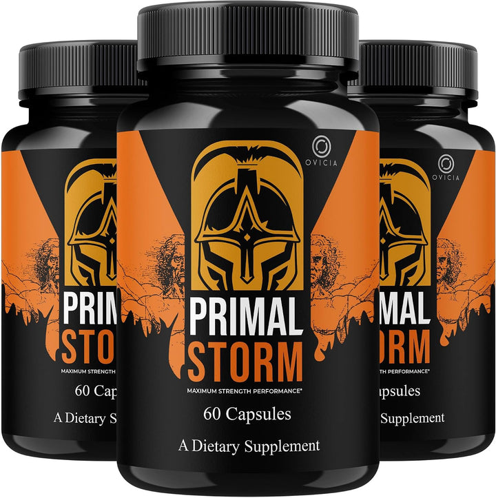 Paquete de 3 cápsulas Primal Storm \u2013 Advanced PrimalStorm Pill...