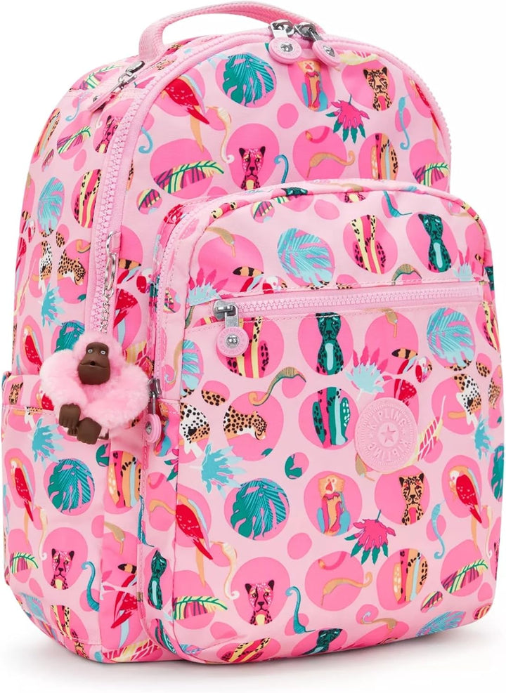 Kipling Seoul - Mochila para laptop de 15 pulgadas para mujer, dura...