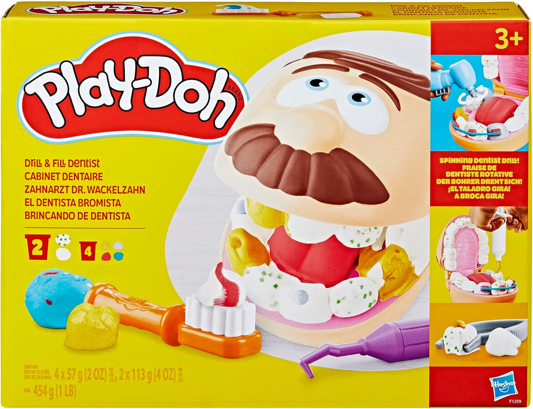 Play-Doh Drill 'n Fill - Juguete dental para niños de 3 años en...