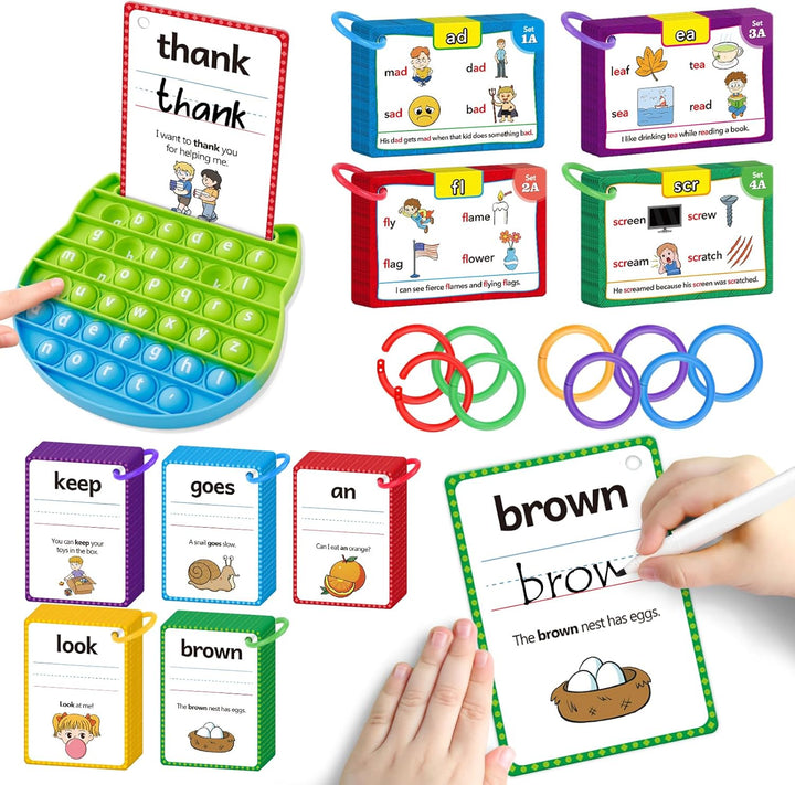 Aizweb Juego de Palabras CVC, Juegos de Fonética Tarjetas Flash par...